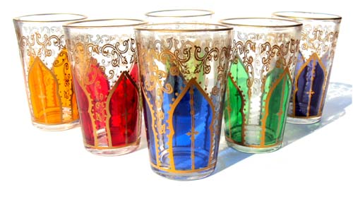 Casablanca tea glasses