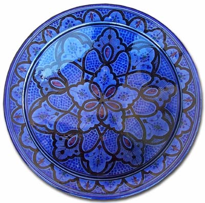 Cote d'azur plate 17"
