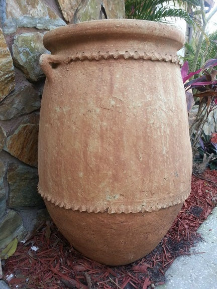 large clay planter pot Zagora large clay planter