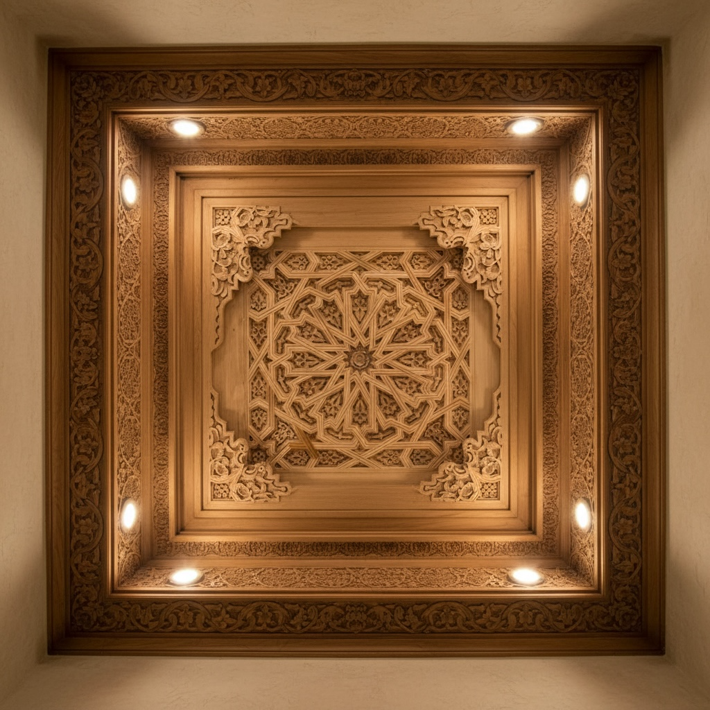 Alhambra palace ceiling panel
