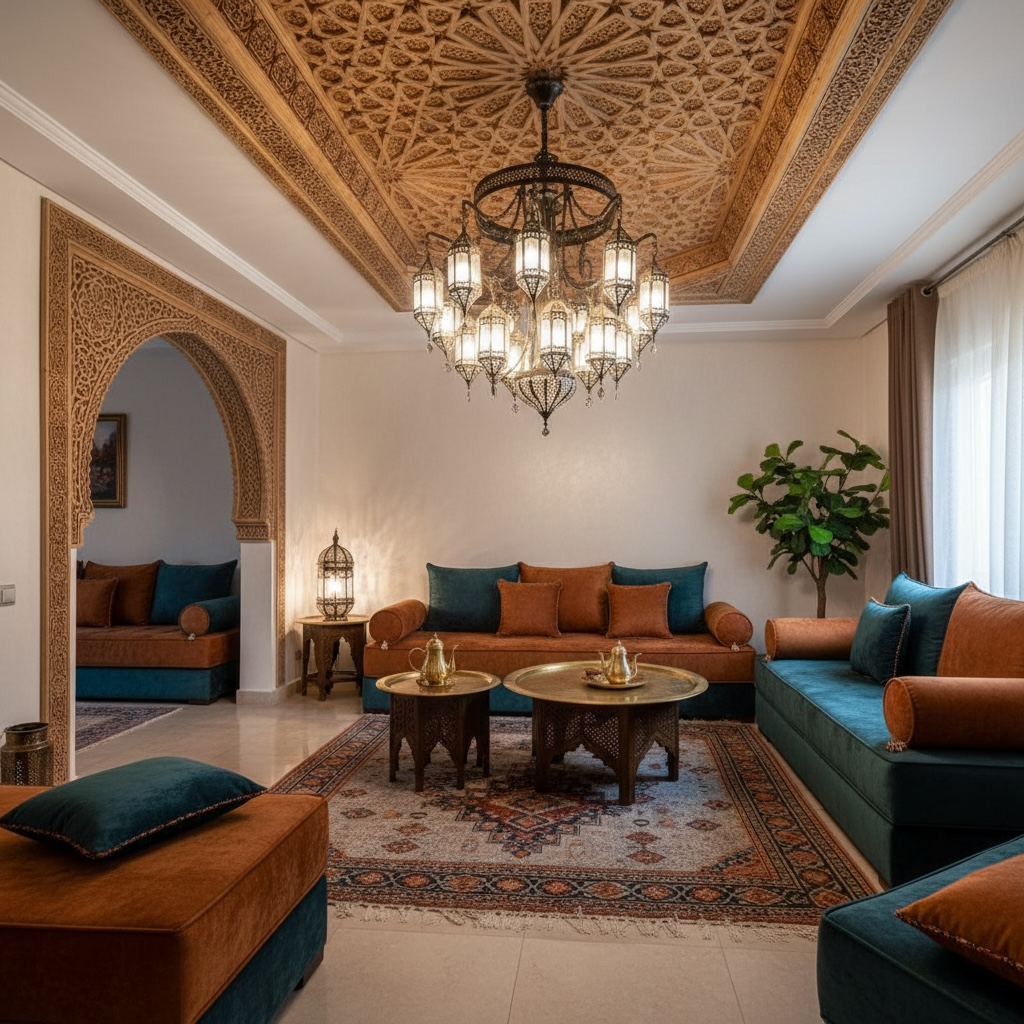 Marrakech riad ceiling panel