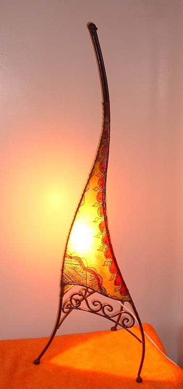 Curlew henna Lamp