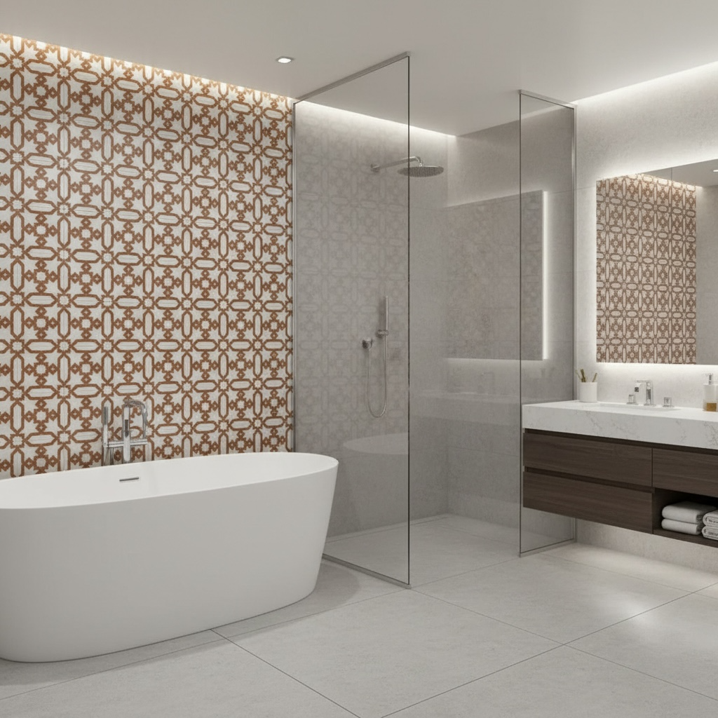 Moroccan Sevilla tile pack by Justmorocco featuring colorful, intricate ceramic tiles with traditional Moroccan patterns.