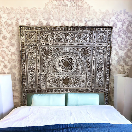 african headboard bed