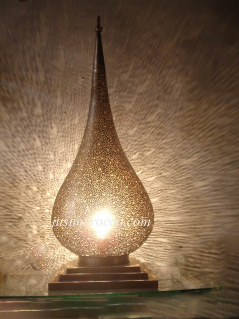 Harem brass table lamps