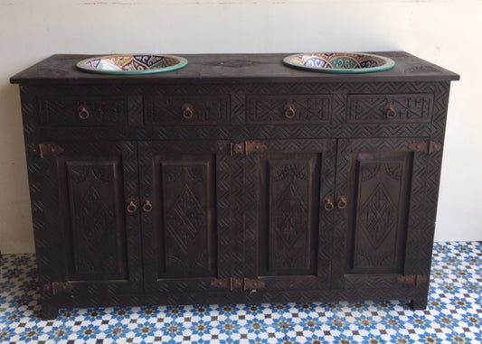 Moroccan bathroom vanity