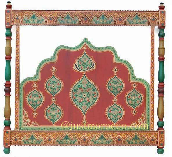 Moroccan bed Taj palace