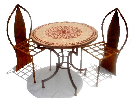 Mosaic bistro table