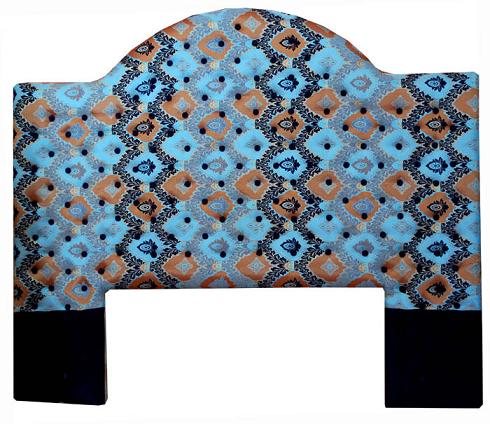 Moroccan upholstered headboard
