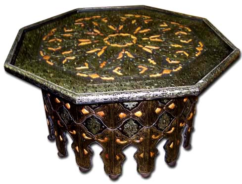 Large Octa silver table