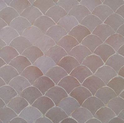 Fish scale tile