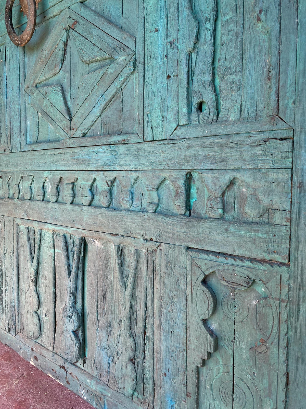 Old african touareg door panel