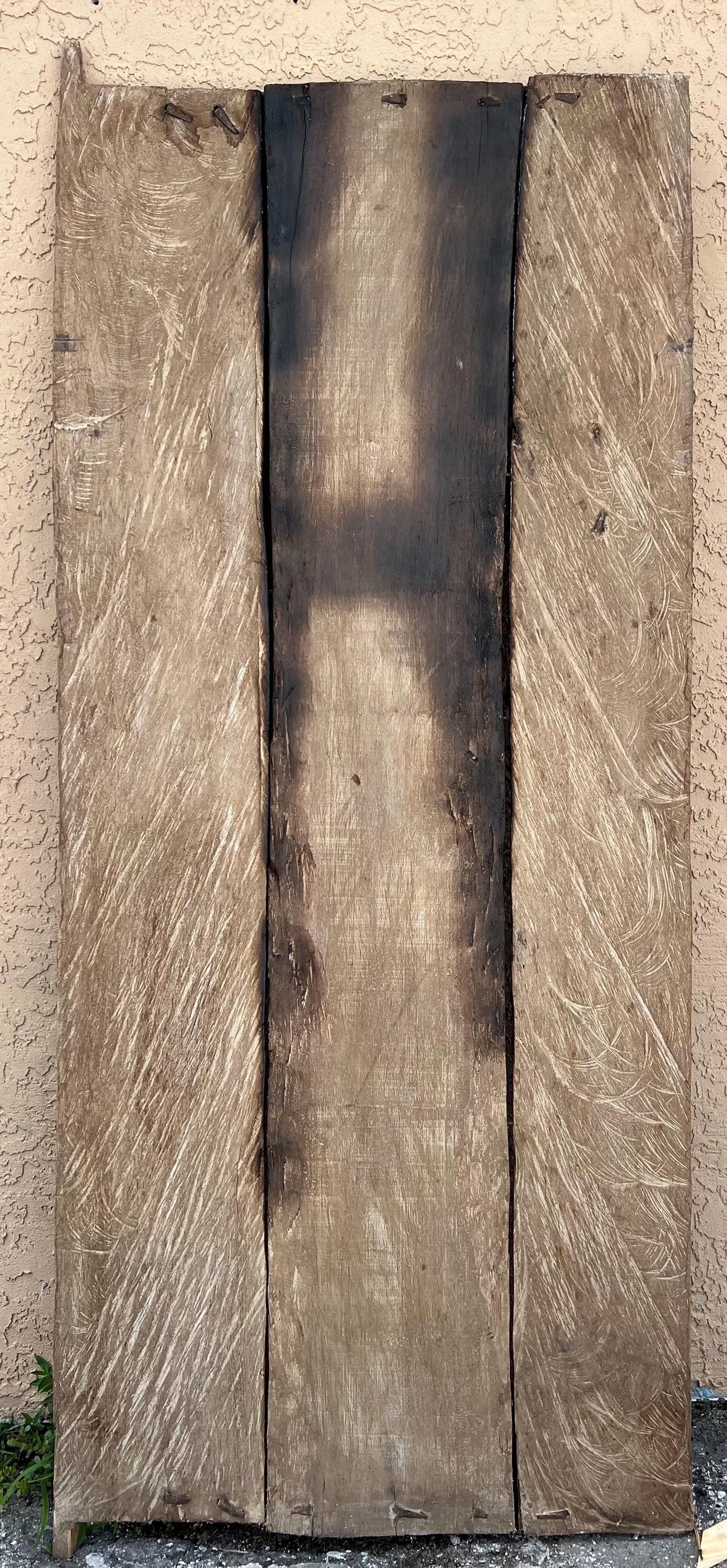 Gallery Wall decor Antique African Dogon Door Panel: Carved Wood Tribal Art (70x30)