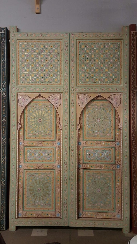 Moorish large painted door