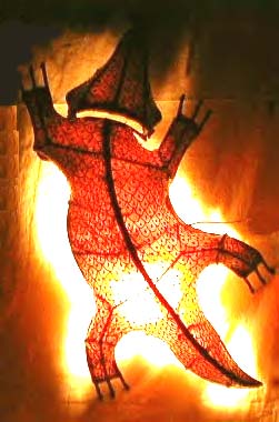 lizard lamp