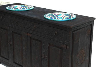 moroccan bathroom sink cabinet
