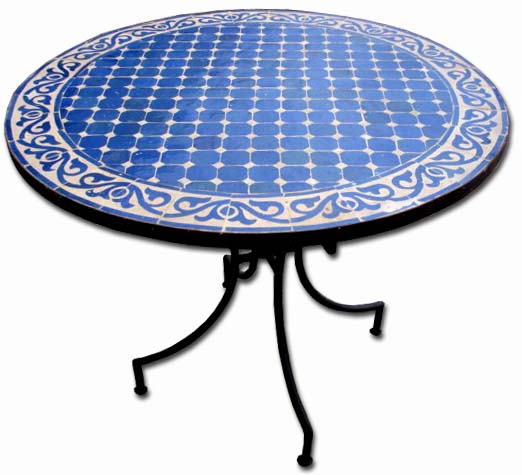Mosaic table Majorelle