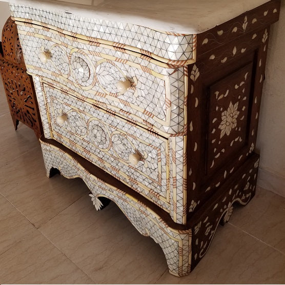 Syrian mother of pearl nightstand