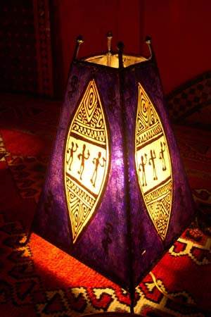 Tribal Henna lamp