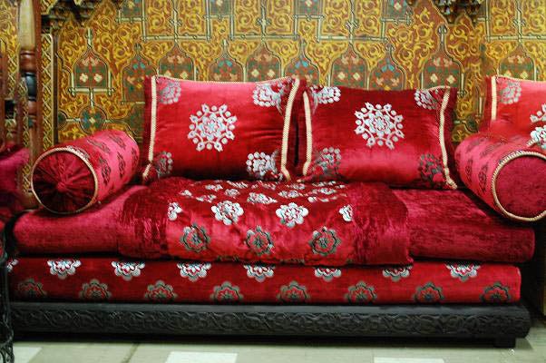 Mozona red sofa