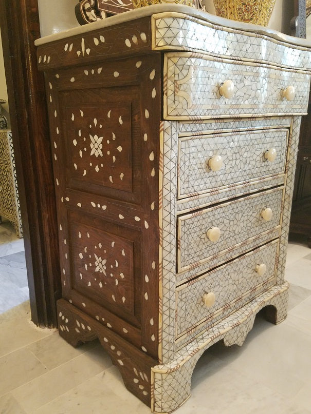 Aleppo mother of pearl dresser