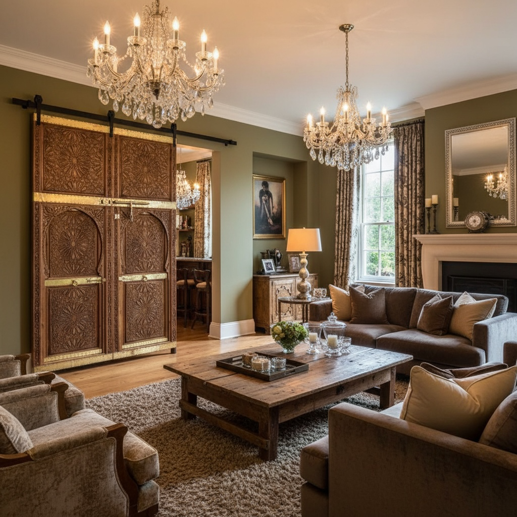 This is a stunning example of Moroccan-inspired interior | Justmorocco