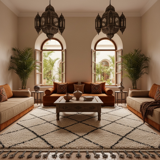 Moroccan theme with contemporary layout