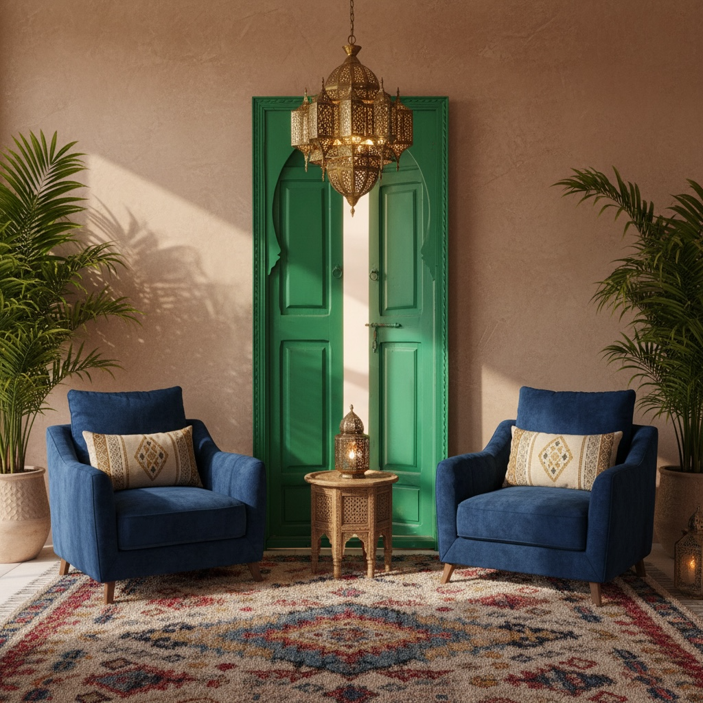 emerald green architectural door