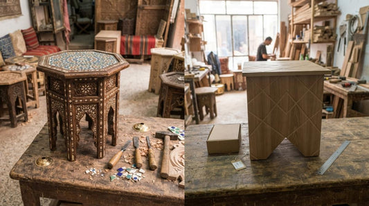 Handcrafted Moroccan Furniture vs Mass-Produced: A Complete Comparison