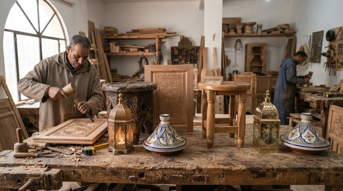 Handcrafted vs Mass-Produced Moroccan Furniture: A Buyer's Guide