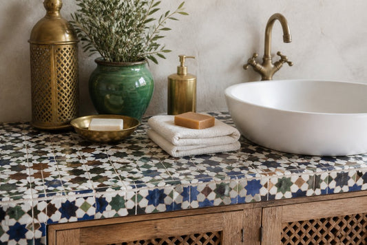 Moroccan Style Bathroom Tile Design Ideas
