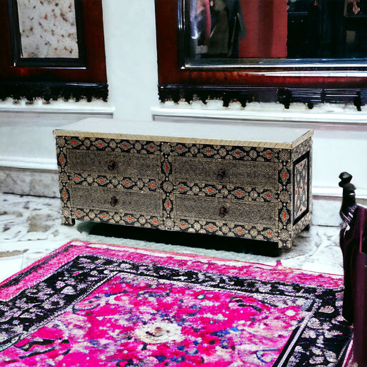 Exotic tv cabinet