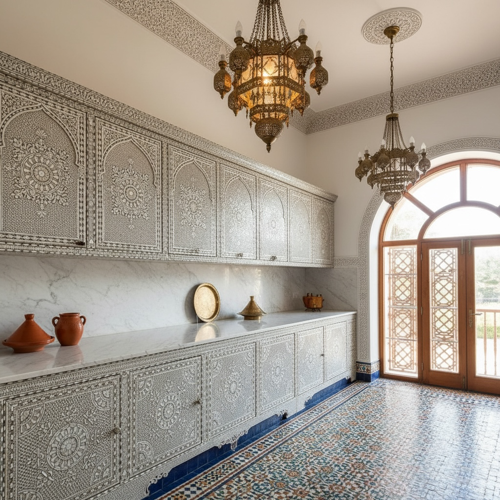 Queen Souad kitchen cabinet