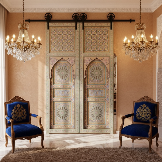 Marrakesh extra large Painted door