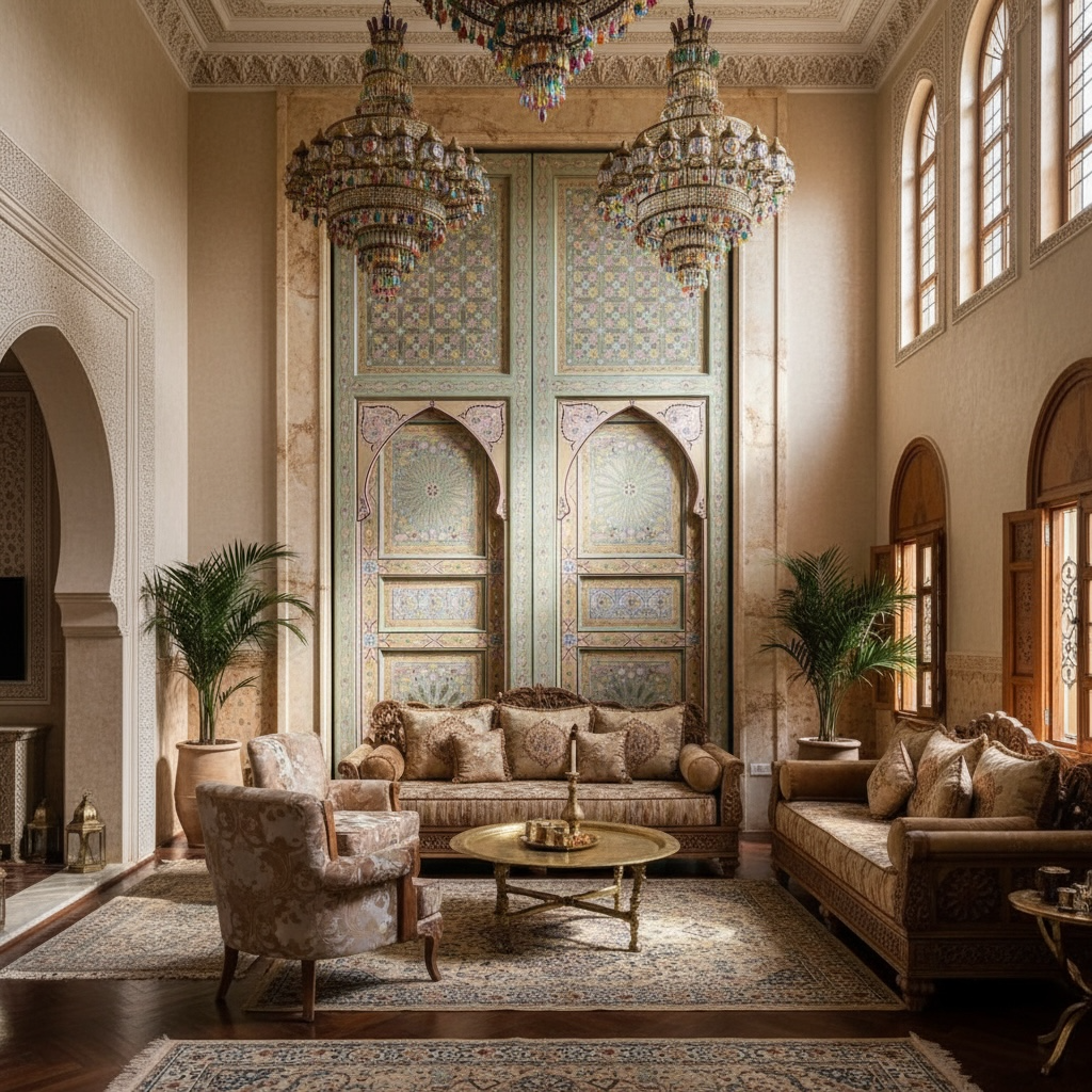 Marrakech riad large door