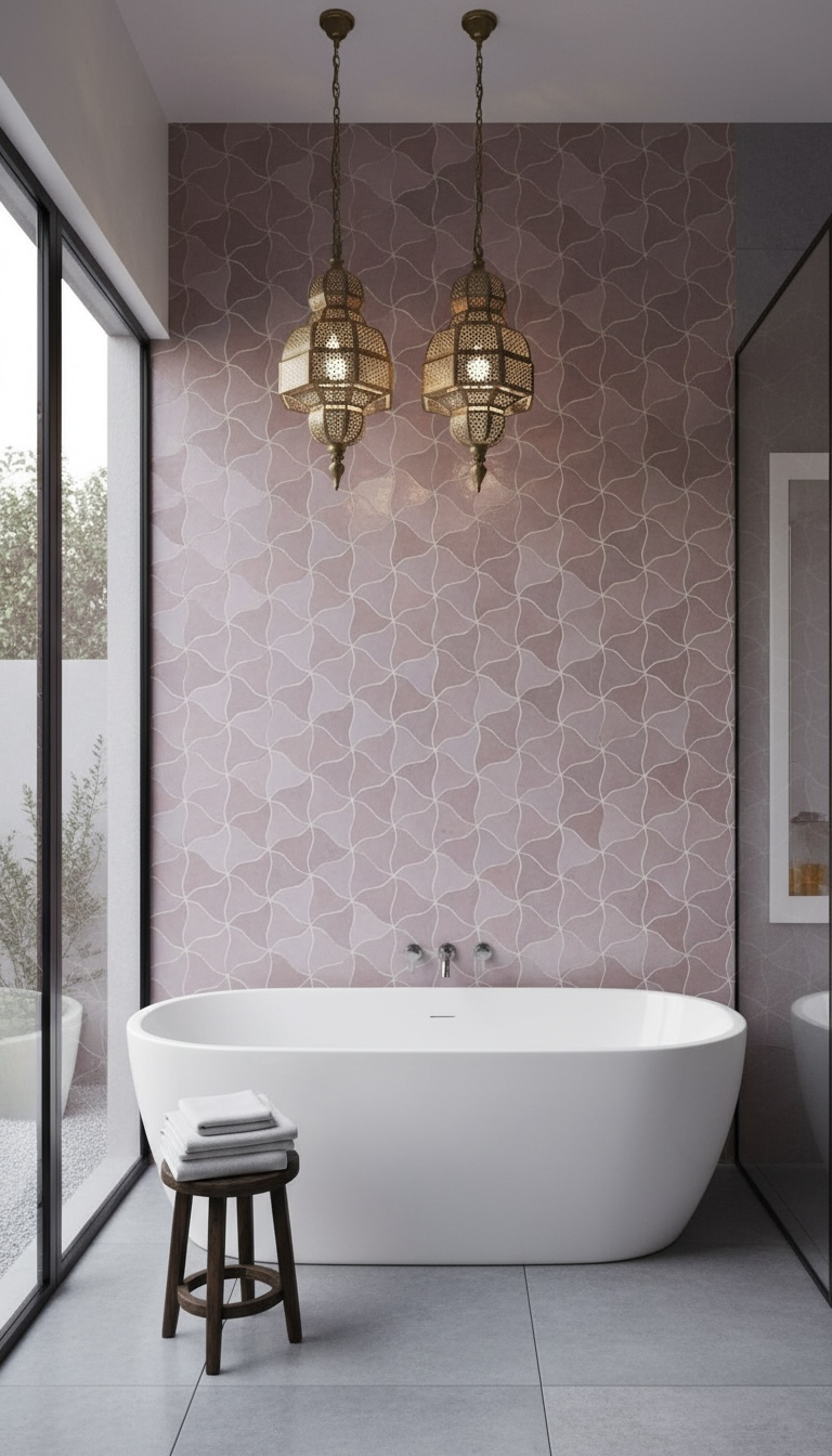 Colorful Raya fish Moroccan tile by Justmorocco featuring vibrant fish patterns on ceramic surface.