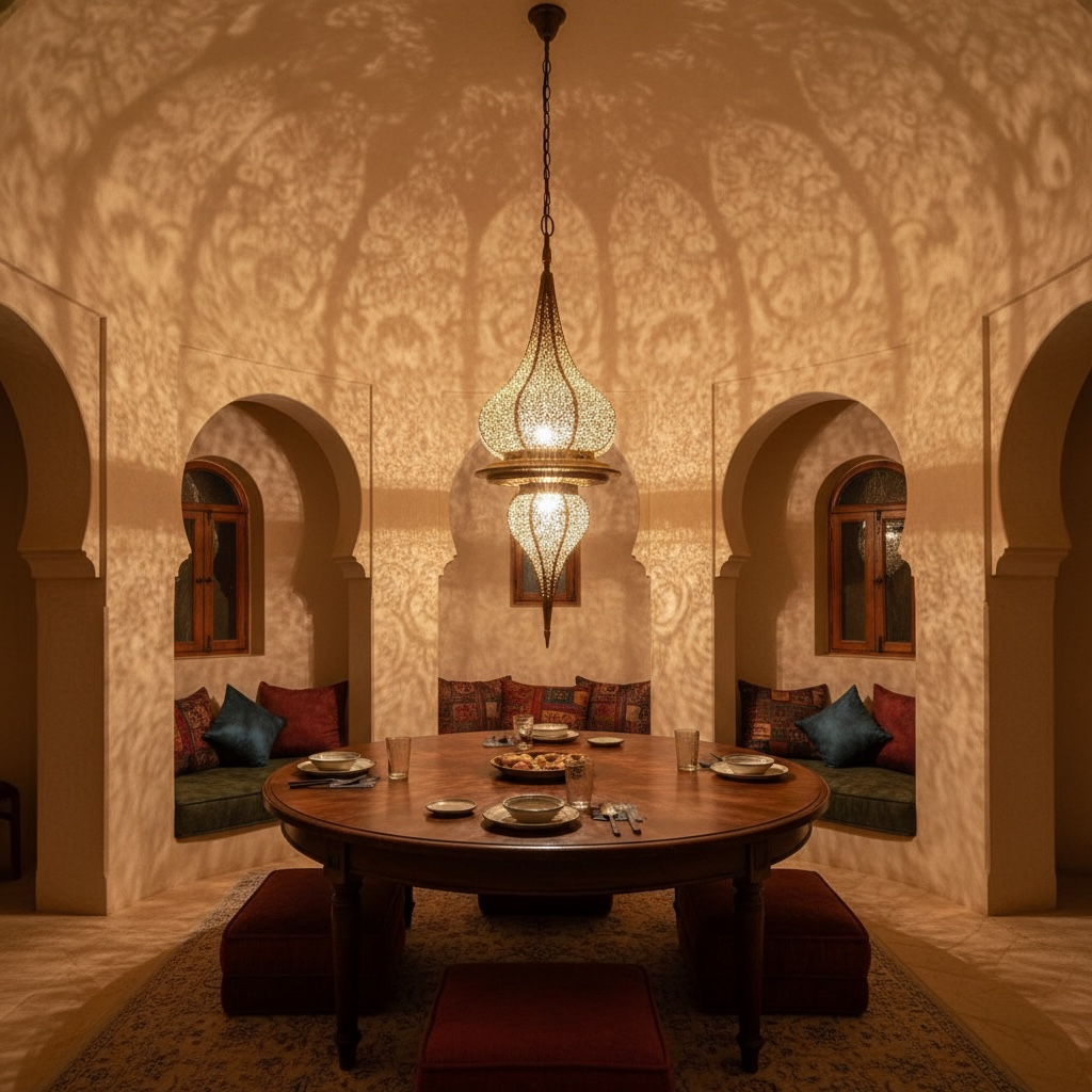Marrakech palace chandelier