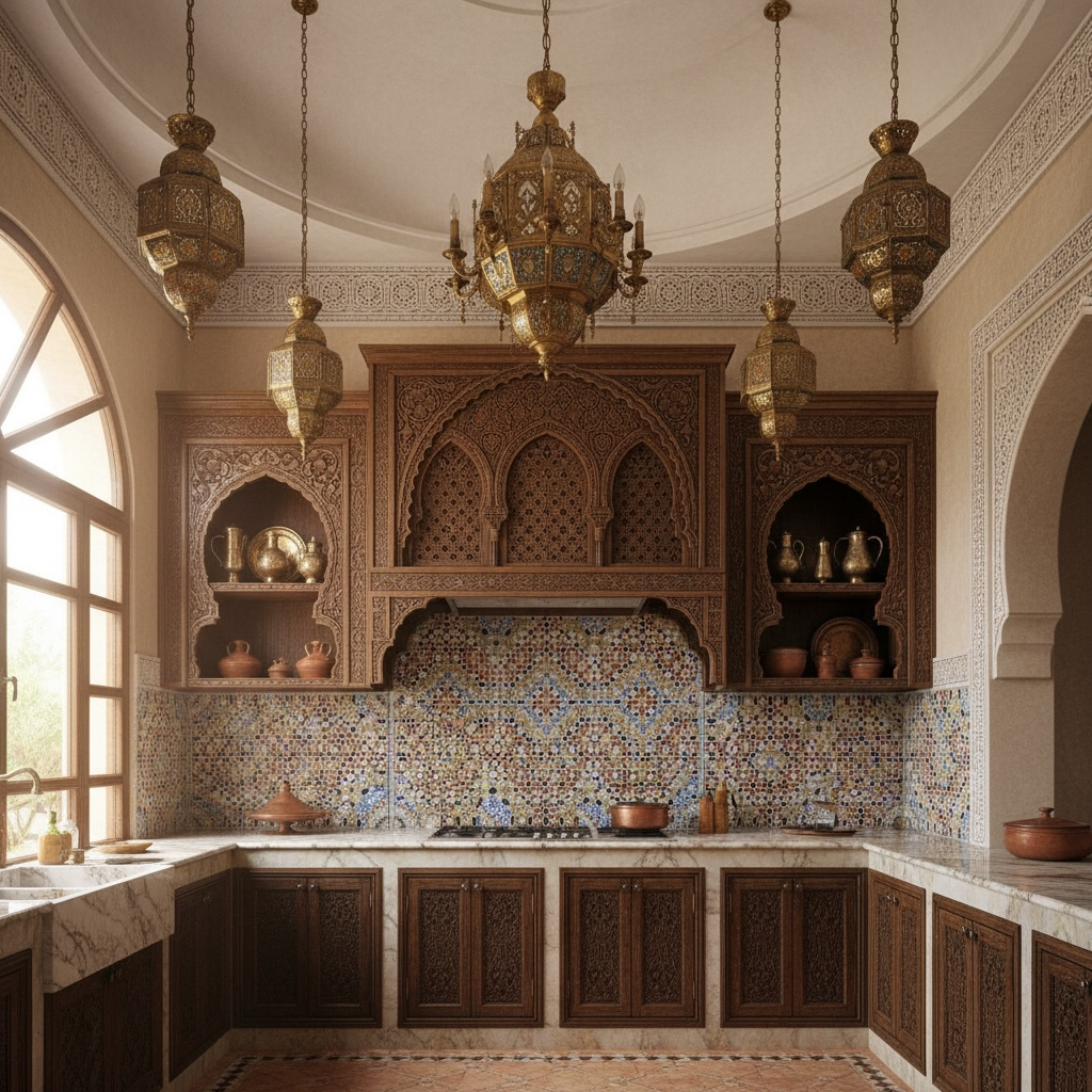 Colorful Moroccan Alkazar tile pack by Justmorocco, featuring vibrant geometric patterns on glazed ceramic tiles.