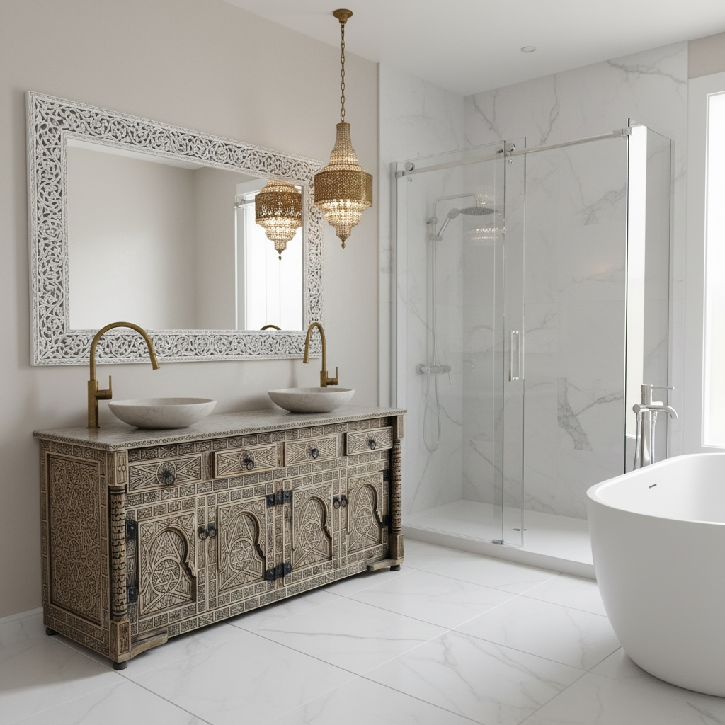 Moravids vanity sink cabinet