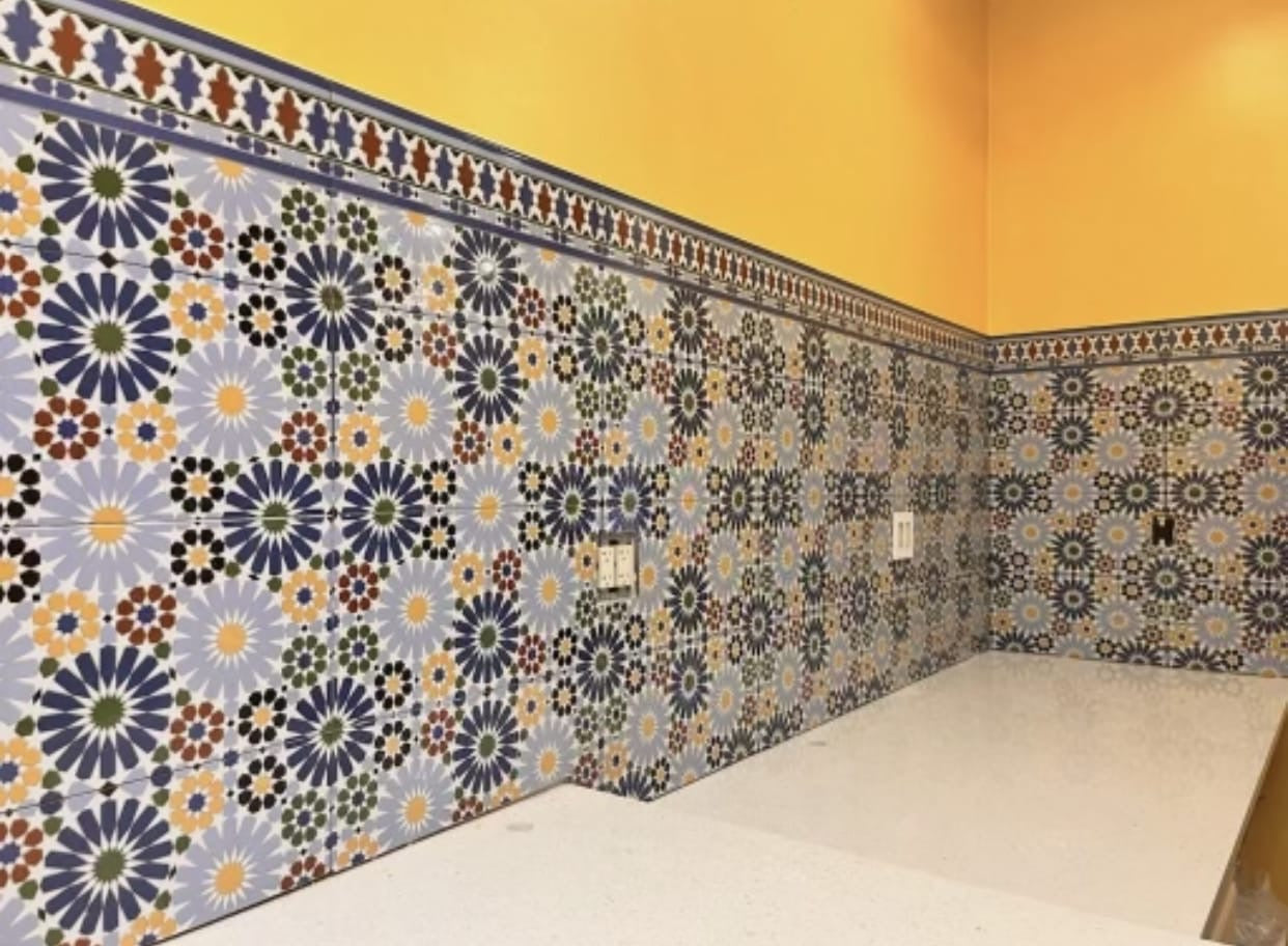 Moroccan Andalusia tile pack featuring colorful, patterned ceramic tiles with intricate designs by Justmorocco.
