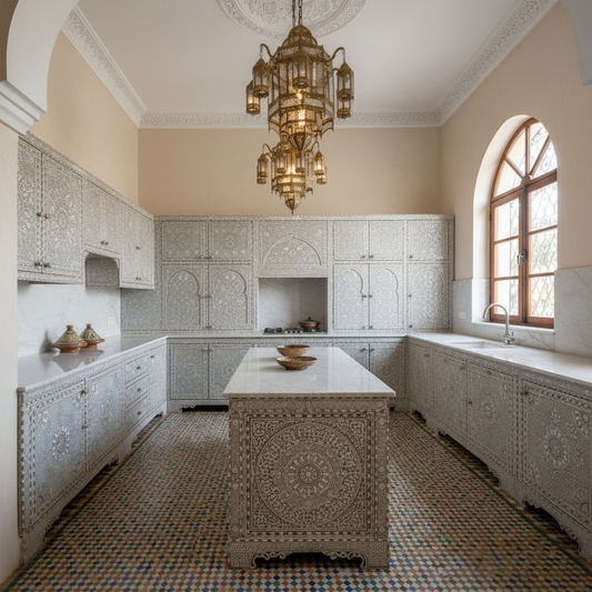 Queen Souad kitchen cabinet