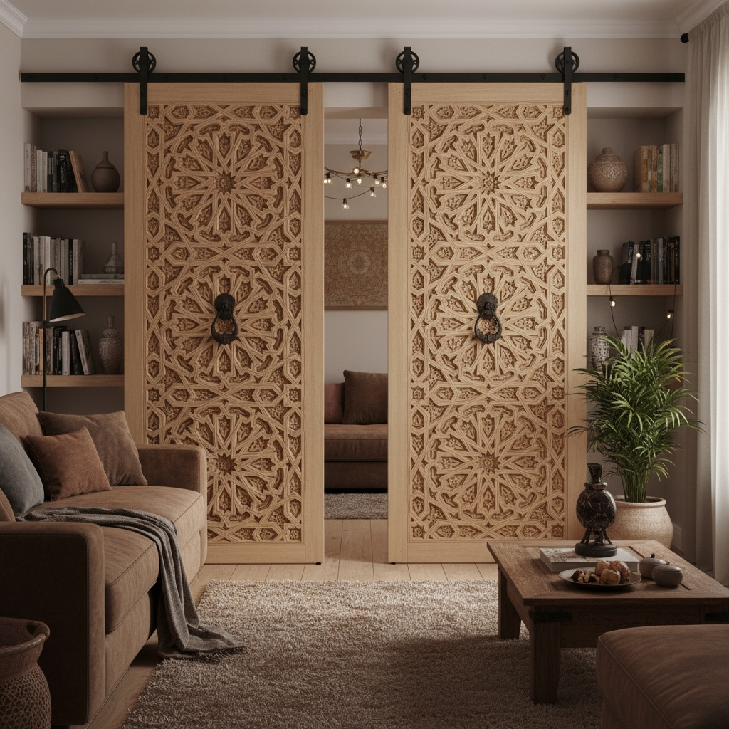 Modern Marrakech riad doors