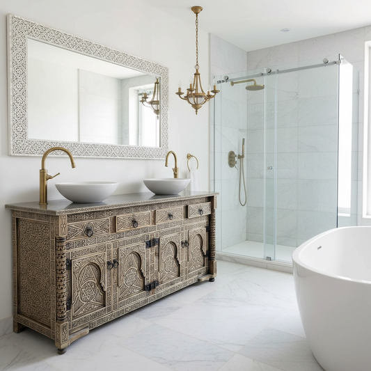 Moravids vanity sink cabinet