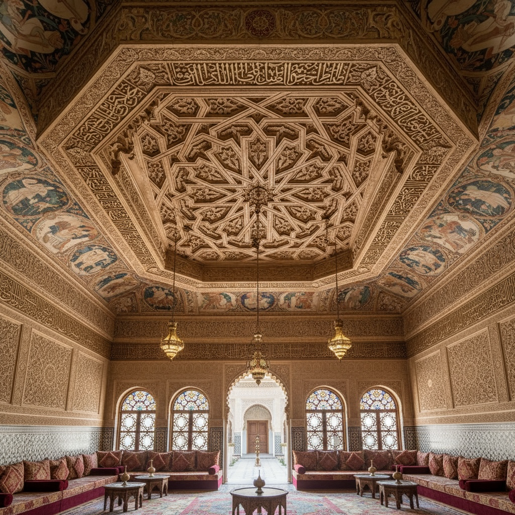 Moorish Taza ceiling palace