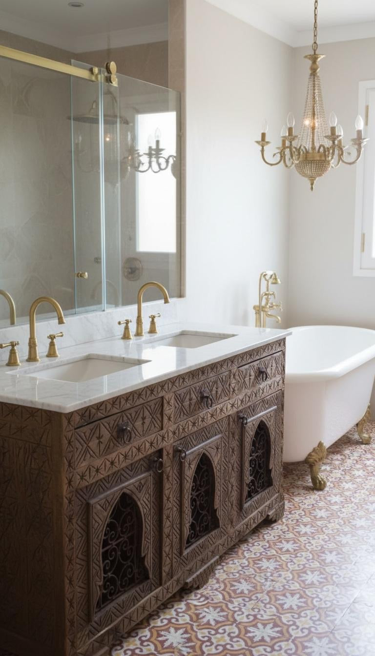 Granada bathroom vanity sink cabinet