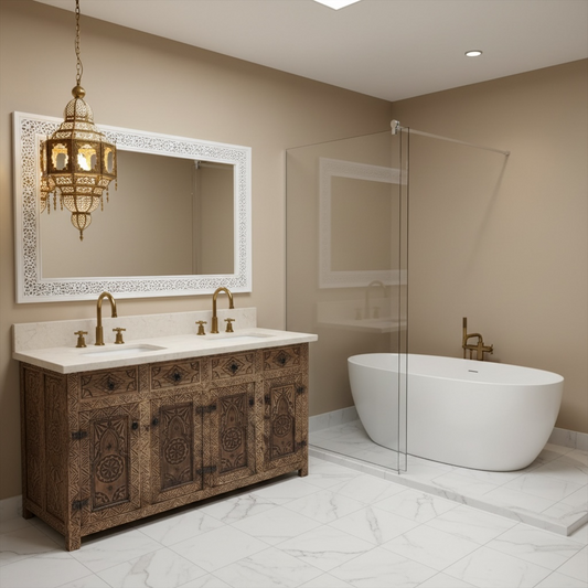 Berber atlas vanity sink cabinet
