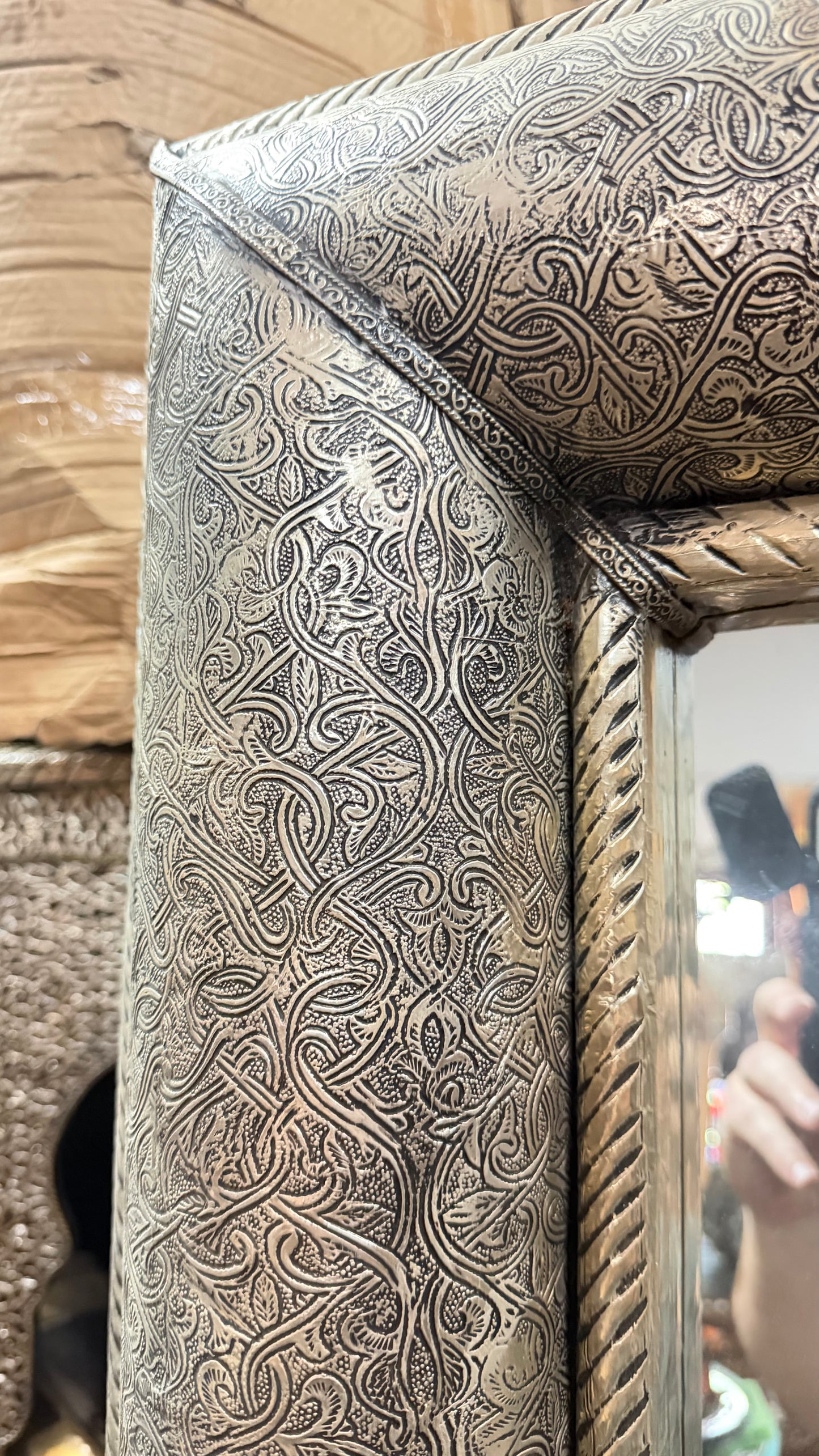 Medina silver mirror