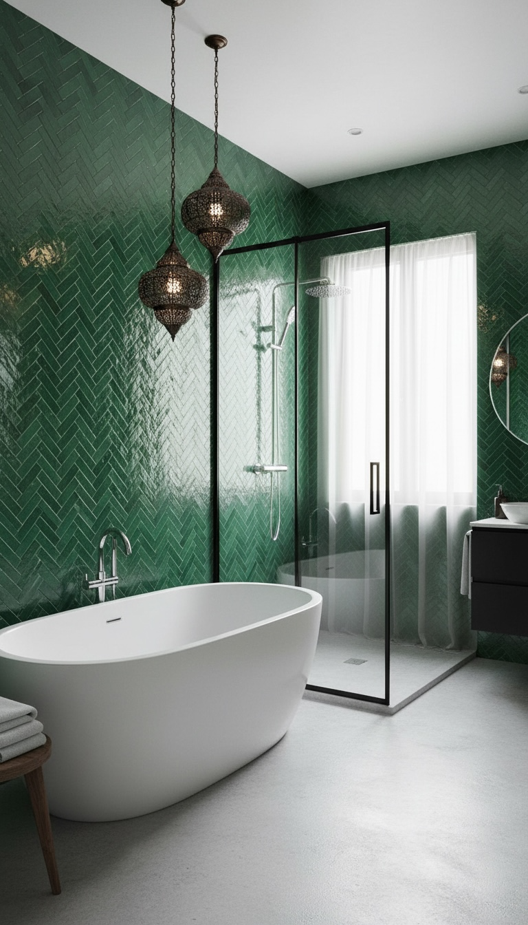 Colorful Alkazar palace Moroccan tile by Justmorocco featuring intricate geometric patterns and vibrant design.