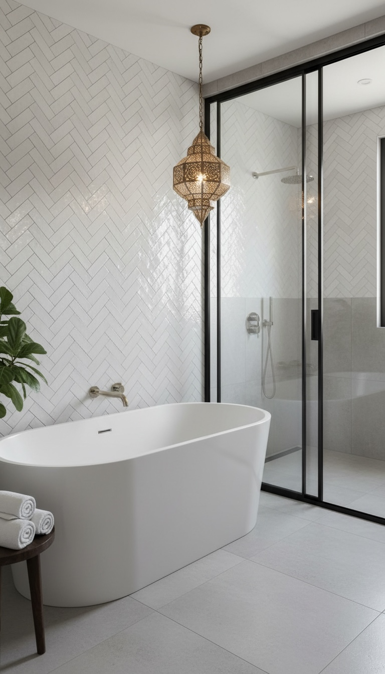 Colorful Granada Moore Moroccan tile by Justmorocco showcasing intricate geometric patterns and vibrant design on ceramic surface.