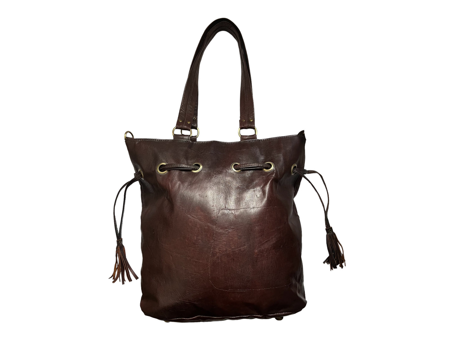 Brown Marwa leather bag